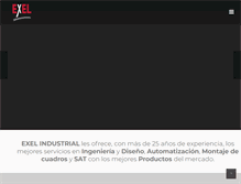 Tablet Screenshot of exelindustrial.com
